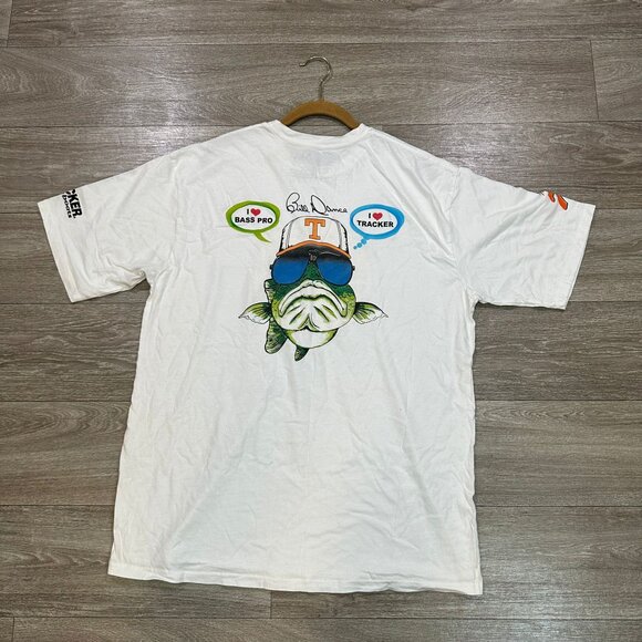 Bass Pro Shops Men's T-Shirts White National Headquarters Tracker Size XL - Picture 2 of 8